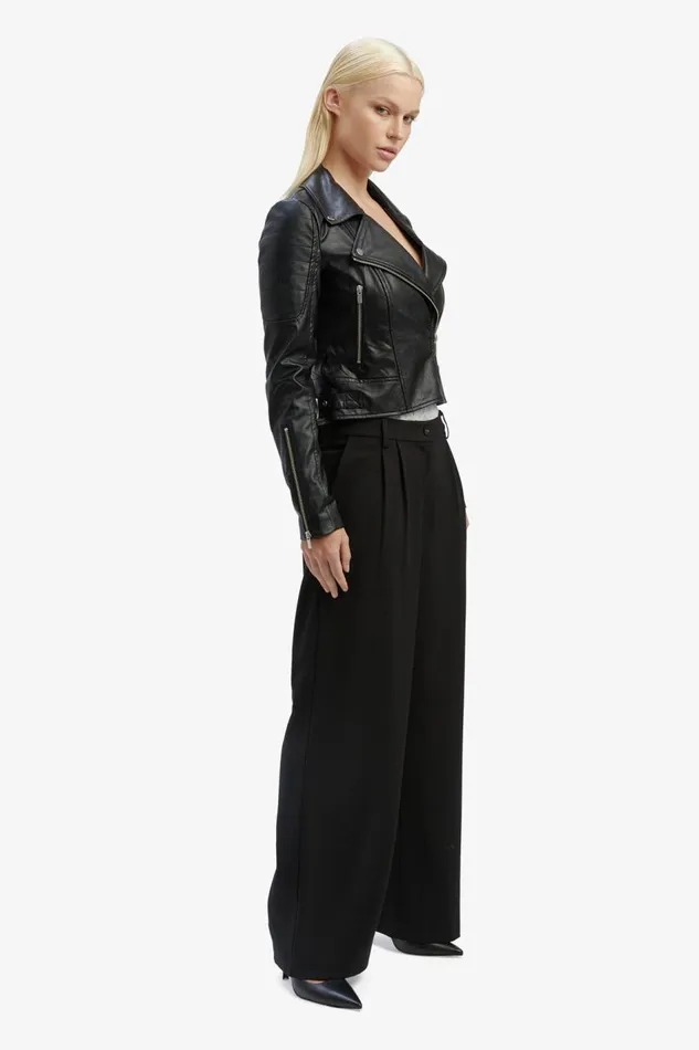 Bardot Jackets Kora Vegan Leather Biker Jacket In Black 8211 Women Bardot Jackets Kora Vegan Leather Biker Jacket In Black 8211 Women