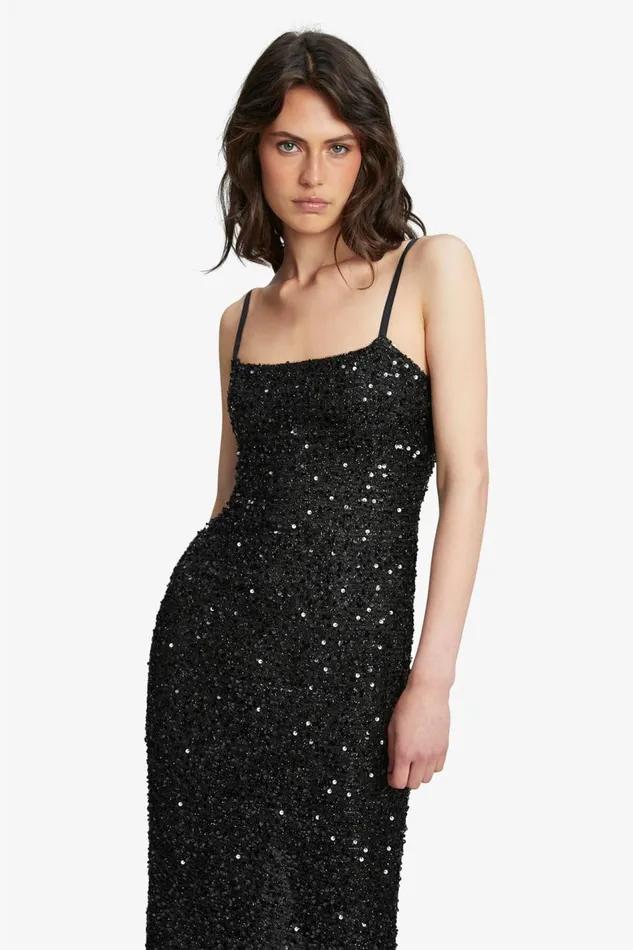 Bardot Occasion Dresses Infinite Sequin Maxi Dress In Black 8211 Women Bardot Occasion Dresses Infinite Sequin Maxi Dress In Black 8211 Women