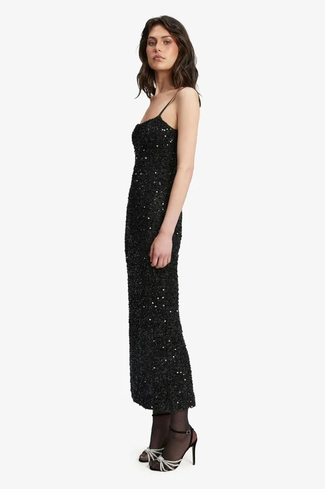 Bardot Occasion Dresses Infinite Sequin Maxi Dress In Black 8211 Women Bardot Occasion Dresses Infinite Sequin Maxi Dress In Black 8211 Women