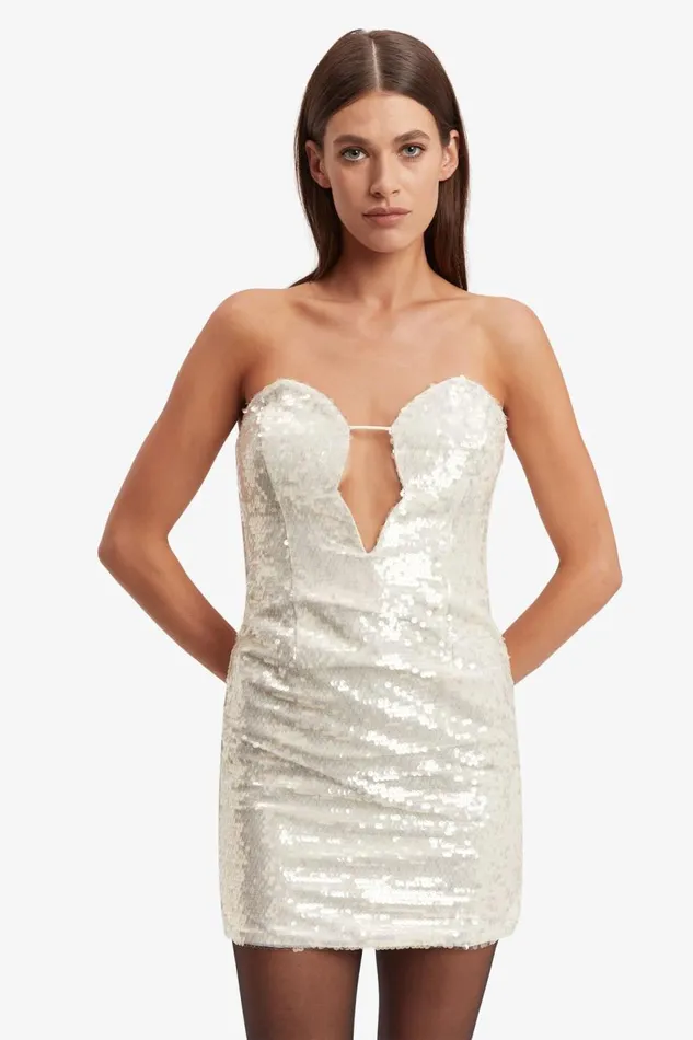 Bardot Party Dresses Jinxa Sequin Mini Dress In Nude Sqn 8211 Women Bardot Party Dresses Jinxa Sequin Mini Dress In Nude Sqn 8211 Women
