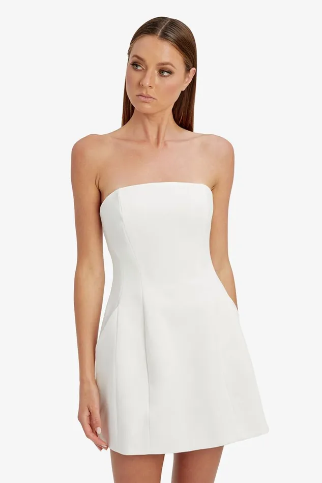 Bardot Party Dresses Karoline Hour Glass Dress In Orchid White 8211 Women Bardot Party Dresses Karoline Hour Glass Dress In Orchid White 8211 Women