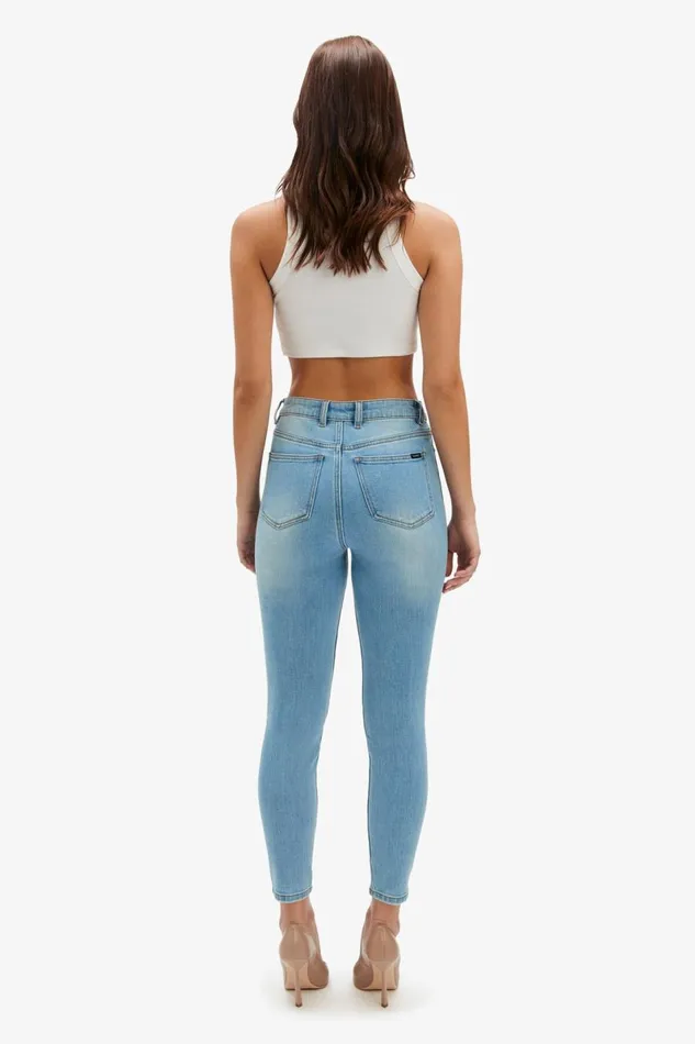 Bardot Skinny Jean Khloe Hi Crop Jeans In Mid Blue 8211 Women Bardot Skinny Jean Khloe Hi Crop Jeans In Mid Blue 8211 Women