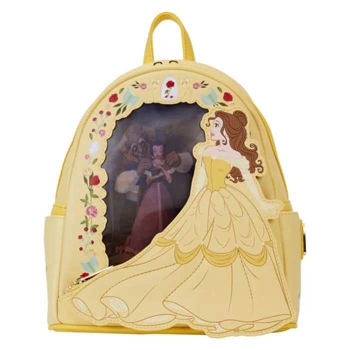 Beauty And The Beast Princess Series Lenticular Mini Backpack Unisex Loungefly Backpacks Beauty And The Beast Princess Series Lenticular Mini Backpack Unisex Loungefly Backpacks