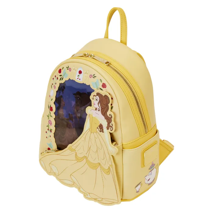 Beauty And The Beast Princess Series Lenticular Mini Backpack Unisex Loungefly Backpacks Beauty And The Beast Princess Series Lenticular Mini Backpack Unisex Loungefly Backpacks