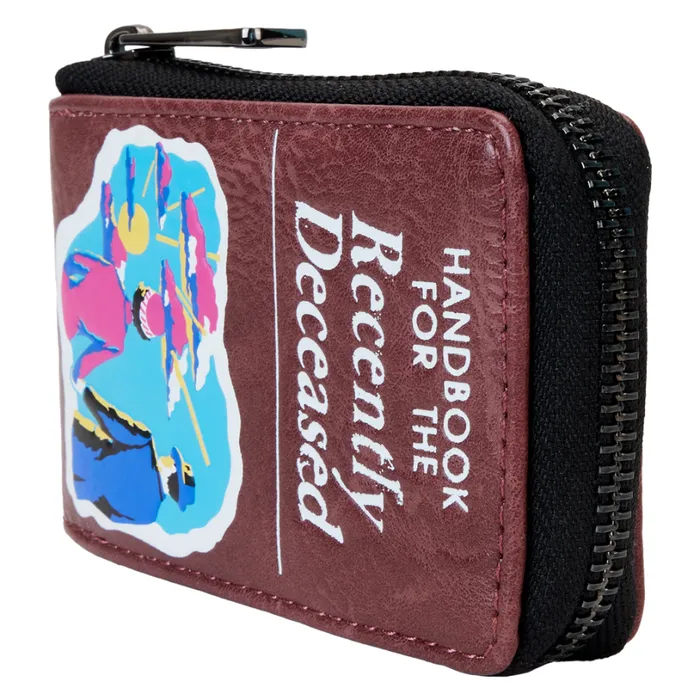 Beetlejuice Handbook For The Recently Deceased Accordion Wallet Unisex Loungefly Bags and Wallets