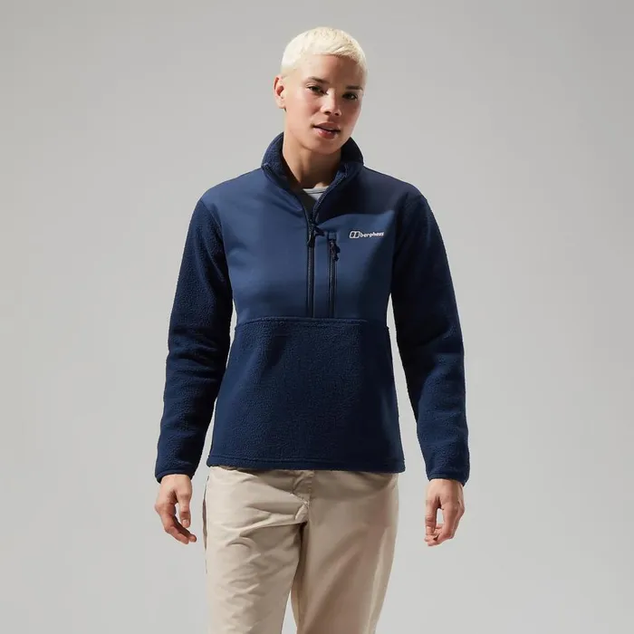 Berghaus Fleece Fadley Half Zip 8211 Dark Blue 8211 Women