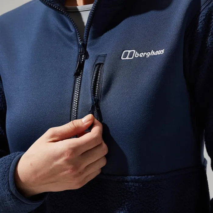 Berghaus Fleece Fadley Half Zip 8211 Dark Blue 8211 Women