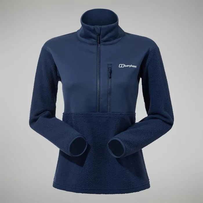 Berghaus Fleece Fadley Half Zip 8211 Dark Blue 8211 Women