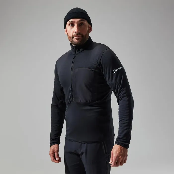 Berghaus Fleece MTN Arete LB Half Zip 8211 Black 8211 Men