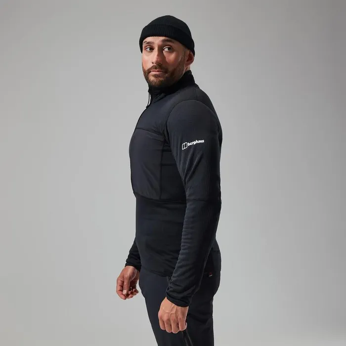 Berghaus Fleece MTN Arete LB Half Zip 8211 Black 8211 Men