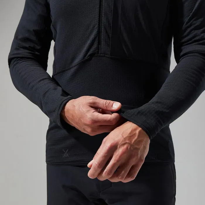 Berghaus Fleece MTN Arete LB Half Zip 8211 Black 8211 Men