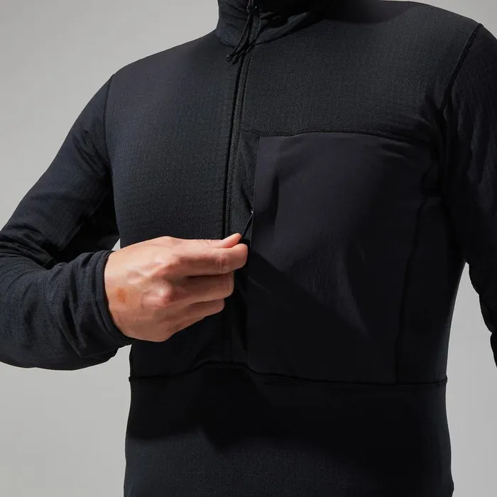 Berghaus Fleece MTN Arete LB Half Zip 8211 Black 8211 Men