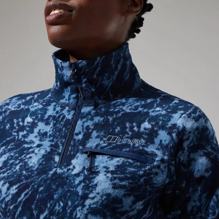 Berghaus Fleece Navala Half Zip Fleece 8211 BlueDark Blue 8211 Women