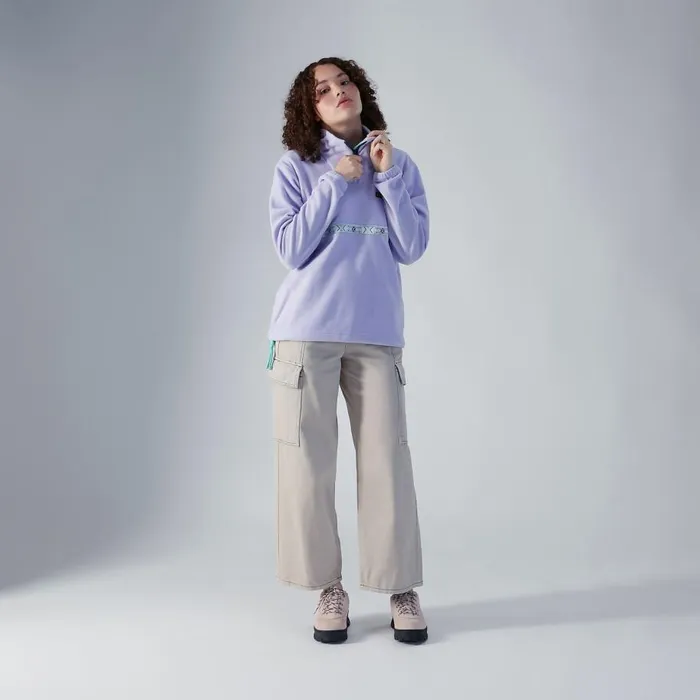 Berghaus Fleece Oversized Aztec Half Zip Fleece 8211 Purple 8211 Women Berghaus Fleece Oversized Aztec Half Zip Fleece 8211 Purple 8211 Women