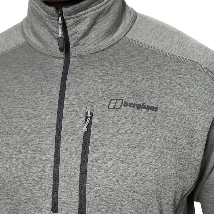 Berghaus Fleece Spitzer Half Zip Fleece 8211 Grey 8211 Men
