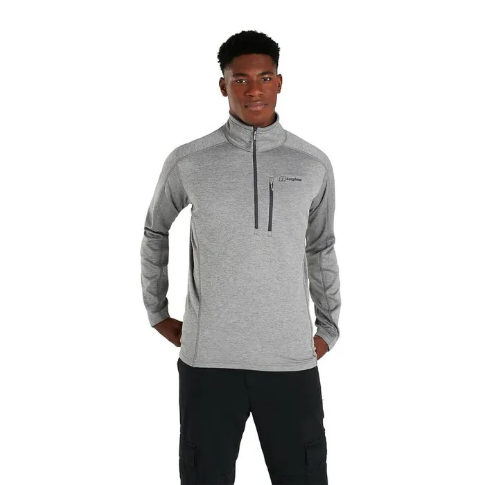 Berghaus Fleece Spitzer Half Zip Fleece 8211 Grey 8211 Men