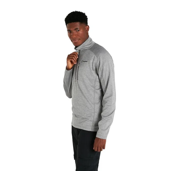 Berghaus Fleece Spitzer Half Zip Fleece 8211 Grey 8211 Men