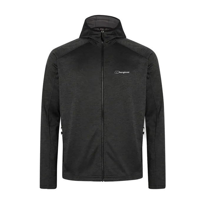 Berghaus Fleece Spitzer Hooded Interactive Fleece 8211 Black 8211 Men