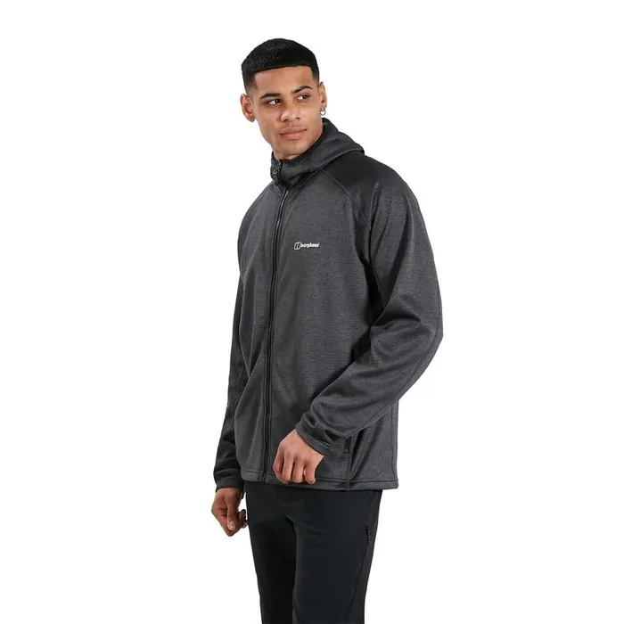 Berghaus Fleece Spitzer Hooded Interactive Fleece 8211 Black 8211 Men