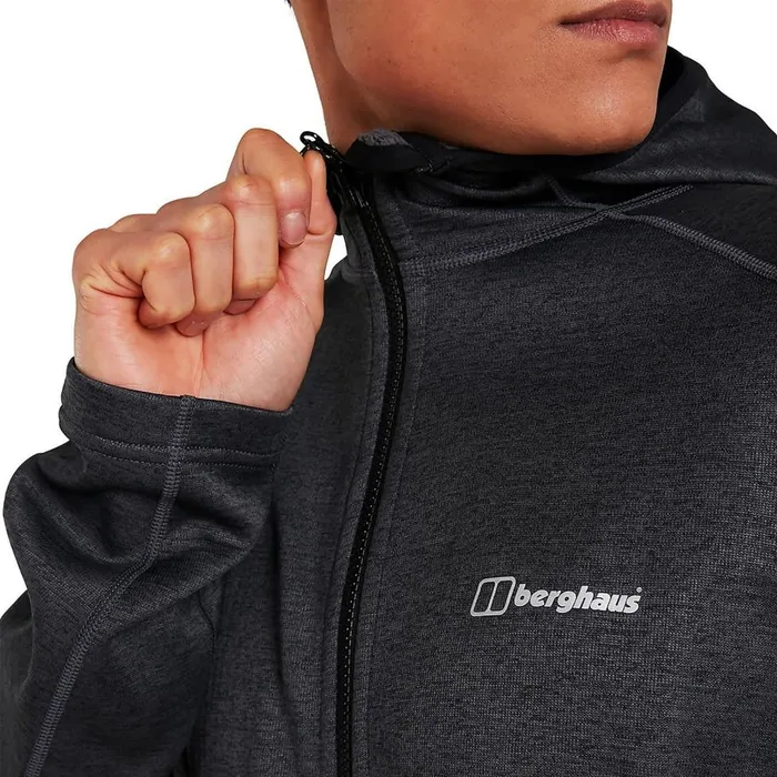 Berghaus Fleece Spitzer Hooded Interactive Fleece 8211 Black 8211 Men