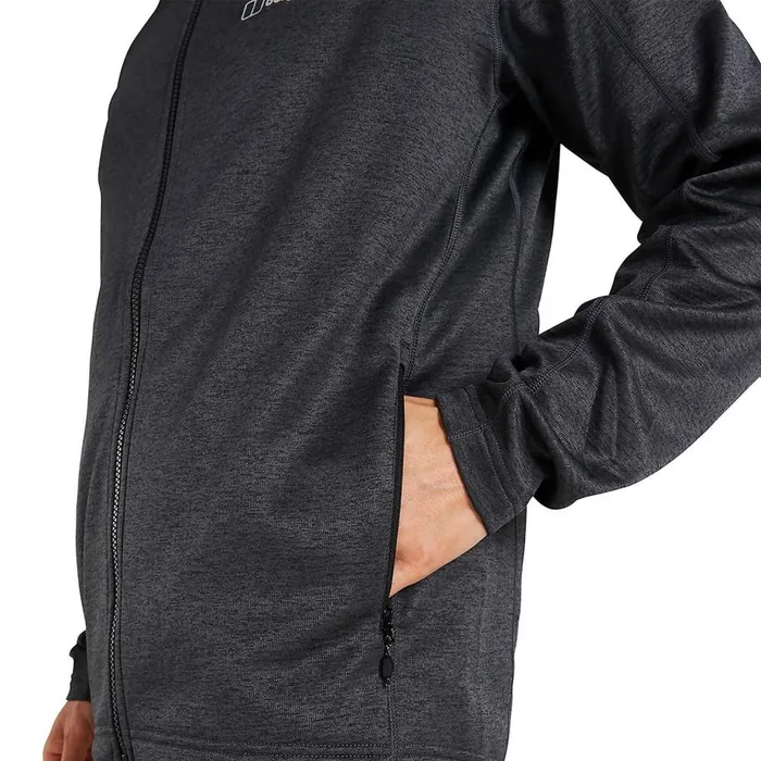 Berghaus Fleece Spitzer Hooded Interactive Fleece 8211 Black 8211 Men