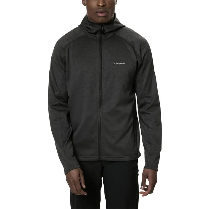 Berghaus Fleece Spitzer Hooded Interactive Fleece 8211 Black 8211 Men