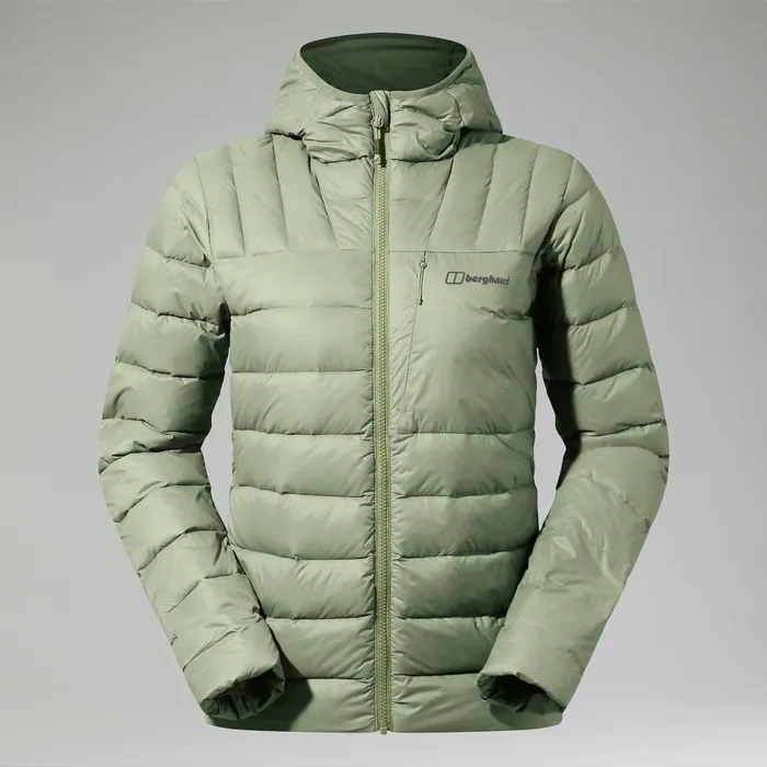 Berghaus Insulated Silksworth Hooded Down Insulated Jacket 8211 Green 8211 Women