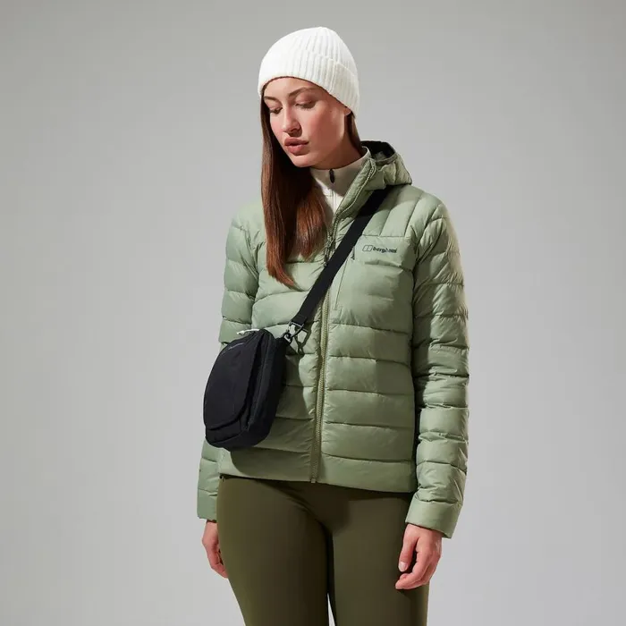 Berghaus Insulated Silksworth Hooded Down Insulated Jacket 8211 Green 8211 Women