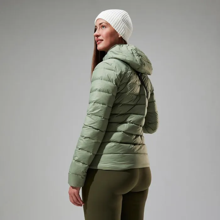 Berghaus Insulated Silksworth Hooded Down Insulated Jacket 8211 Green 8211 Women