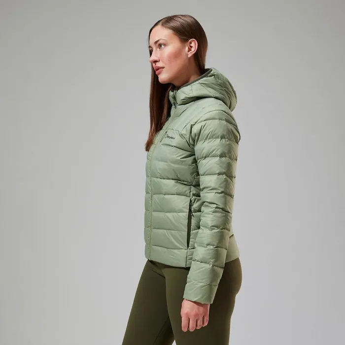 Berghaus Insulated Silksworth Hooded Down Insulated Jacket 8211 Green 8211 Women
