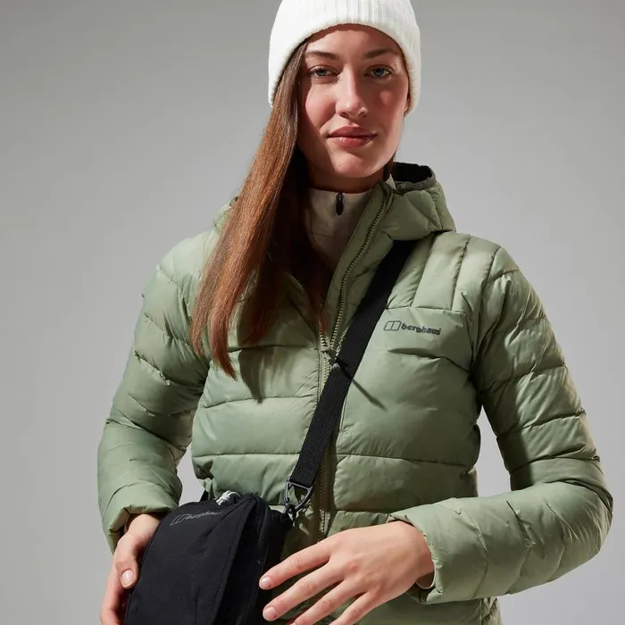Berghaus Insulated Silksworth Hooded Down Insulated Jacket 8211 Green 8211 Women