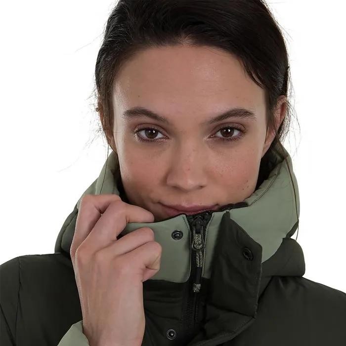 Berghaus Lightweight Combust Reflect Long Down Insulated Jacket 8211 Green 8211 Women