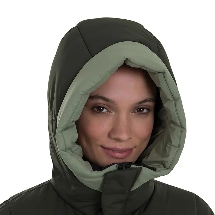 Berghaus Lightweight Combust Reflect Long Down Insulated Jacket 8211 Green 8211 Women