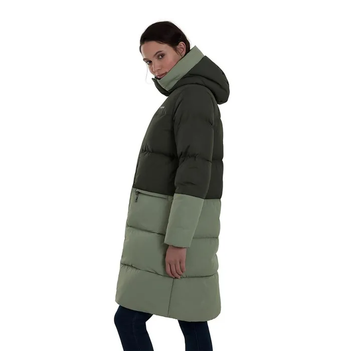 Berghaus Lightweight Combust Reflect Long Down Insulated Jacket 8211 Green 8211 Women