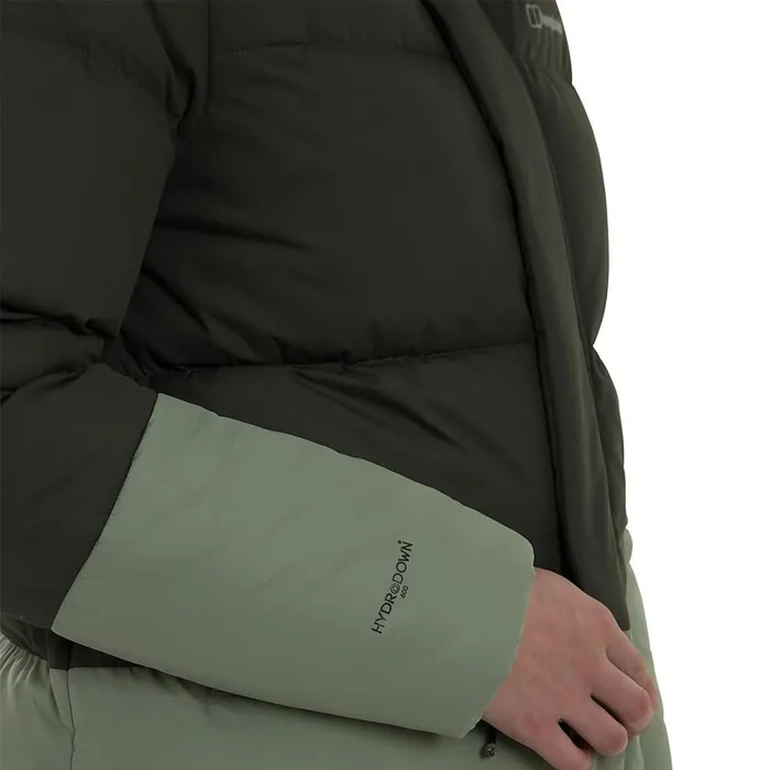 Berghaus Lightweight Combust Reflect Long Down Insulated Jacket 8211 Green 8211 Women