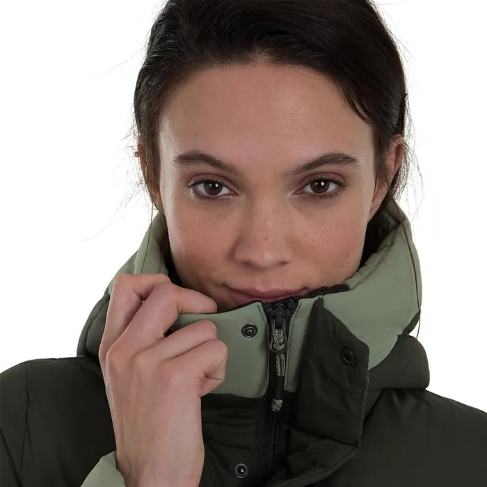 Berghaus Lightweight Combust Reflect Long Down Insulated Jacket 8211 Green 8211 Women
