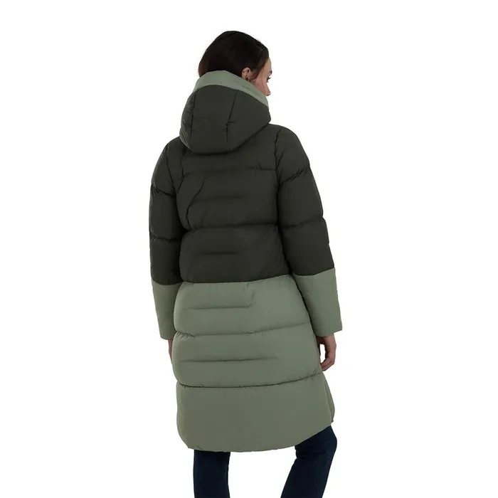 Berghaus Lightweight Combust Reflect Long Down Insulated Jacket 8211 Green 8211 Women