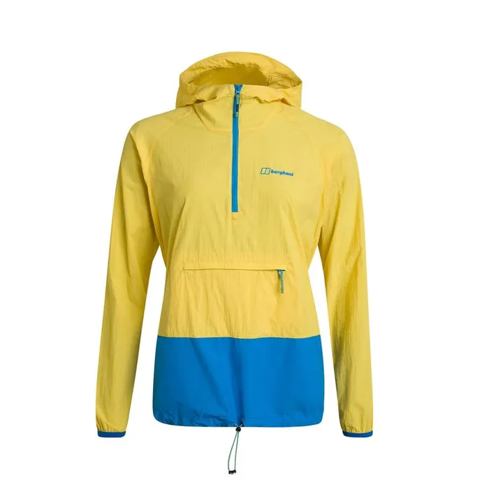 Berghaus Lightweight Skerray Smock Jacket 8211 Yellow Blue 8211 Women