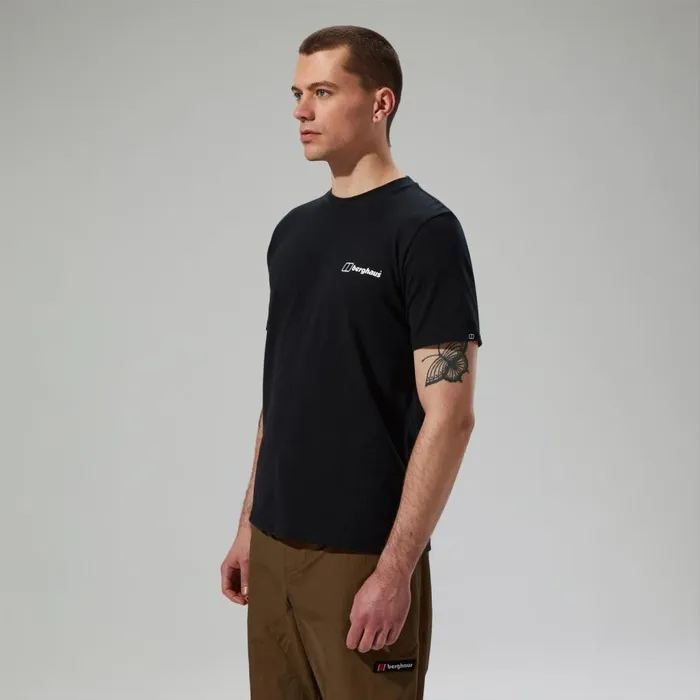 Berghaus TShirts Art Short Sleeve TShirt 8211 Black 8211 Men Berghaus TShirts Art Short Sleeve TShirt 8211 Black 8211 Men