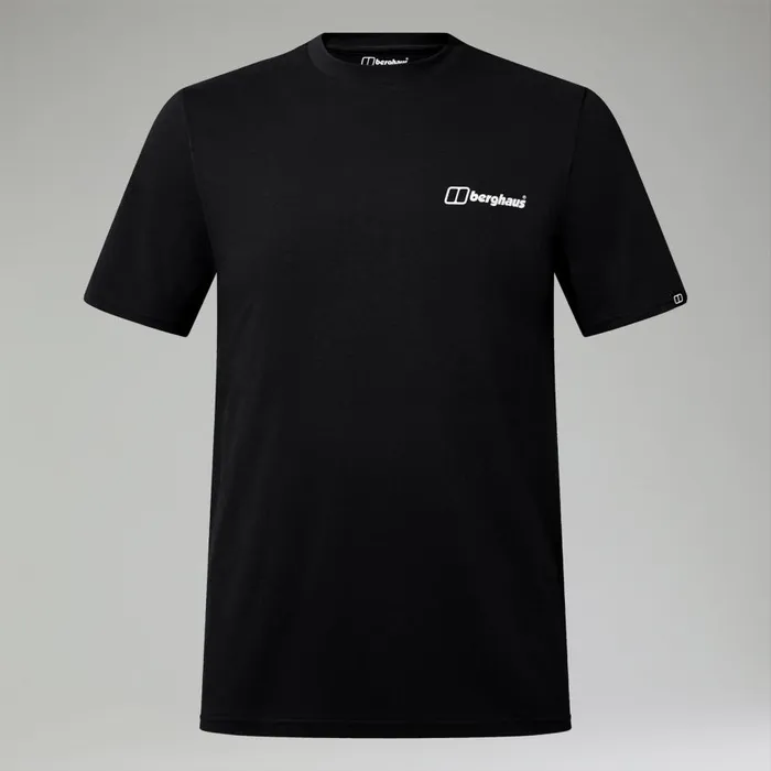 Berghaus TShirts Art Short Sleeve TShirt 8211 Black 8211 Men Berghaus TShirts Art Short Sleeve TShirt 8211 Black 8211 Men