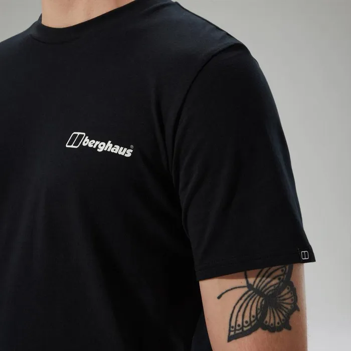 Berghaus TShirts Art Short Sleeve TShirt 8211 Black 8211 Men Berghaus TShirts Art Short Sleeve TShirt 8211 Black 8211 Men