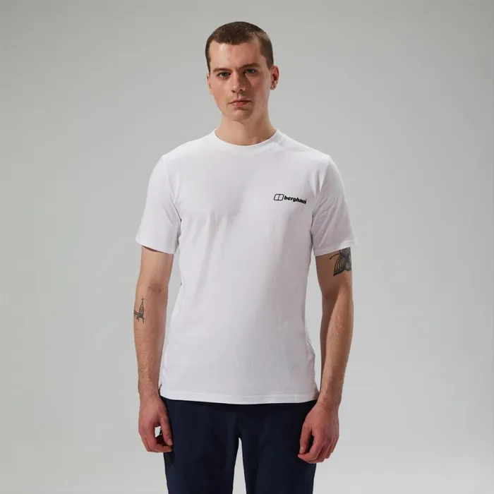 Berghaus TShirts Art Short Sleeve TShirt 8211 White 8211 Men