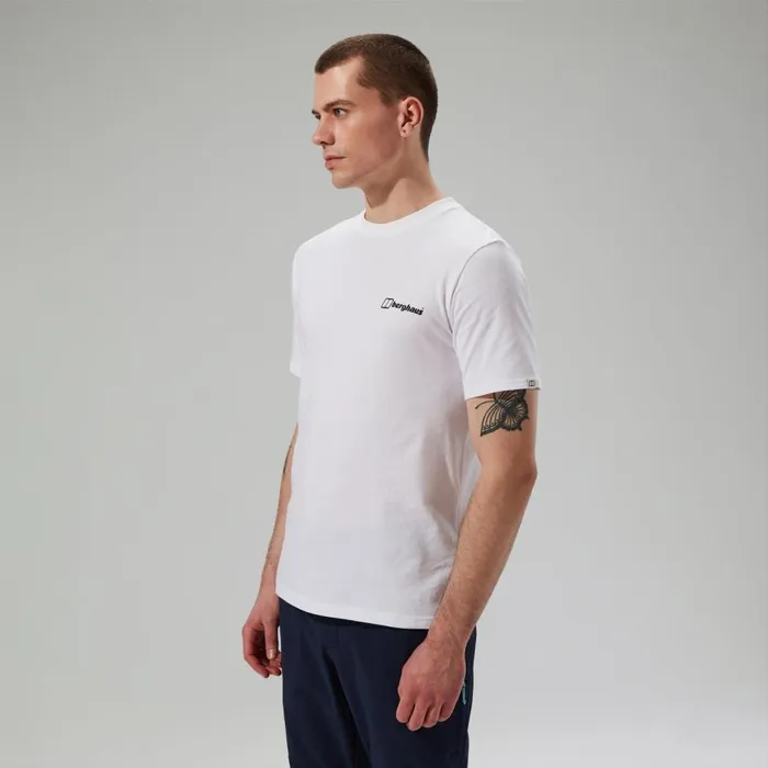 Berghaus TShirts Art Short Sleeve TShirt 8211 White 8211 Men Berghaus TShirts Art Short Sleeve TShirt 8211 White 8211 Men