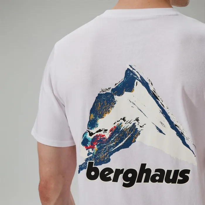 Berghaus TShirts Art Short Sleeve TShirt 8211 White 8211 Men Berghaus TShirts Art Short Sleeve TShirt 8211 White 8211 Men