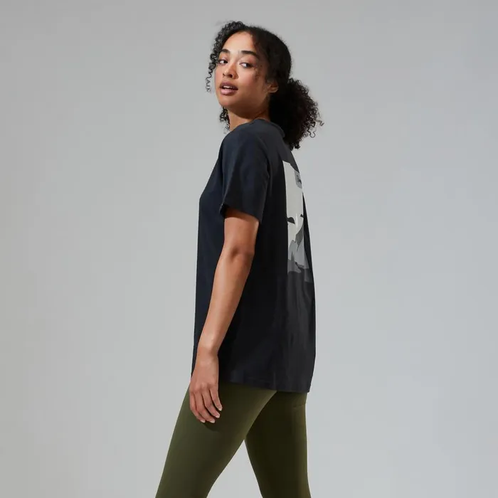 Berghaus TShirts Boyfriend Buttermere Short Sleeve Tee Black 8211 Women Berghaus TShirts Boyfriend Buttermere Short Sleeve Tee Black 8211 Women