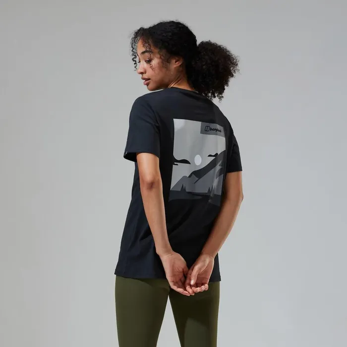 Berghaus TShirts Boyfriend Buttermere Short Sleeve Tee Black 8211 Women Berghaus TShirts Boyfriend Buttermere Short Sleeve Tee Black 8211 Women