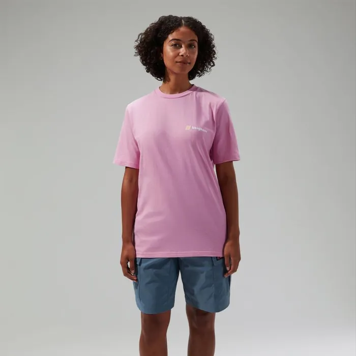 Berghaus TShirts Climbing Record Short Sleeve TShirt 8211 Purple 8211 MenWomen
