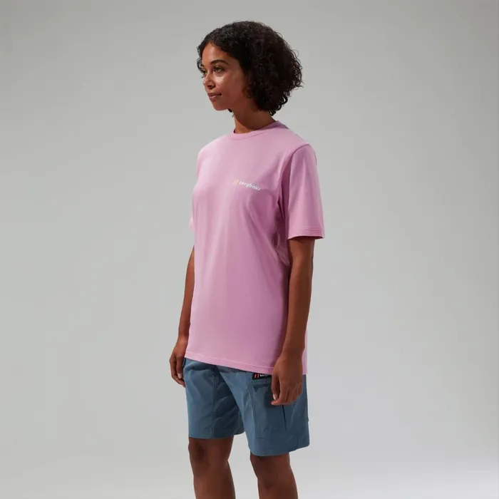 Berghaus TShirts Climbing Record Short Sleeve TShirt 8211 Purple 8211 MenWomen Berghaus TShirts Climbing Record Short Sleeve TShirt 8211 Purple 8211 MenWomen