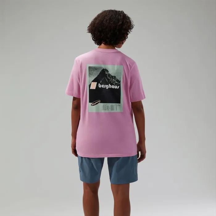 Berghaus TShirts Climbing Record Short Sleeve TShirt 8211 Purple 8211 MenWomen Berghaus TShirts Climbing Record Short Sleeve TShirt 8211 Purple 8211 MenWomen