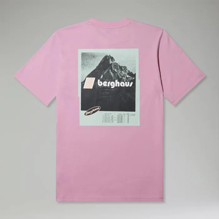 Berghaus TShirts Climbing Record Short Sleeve TShirt 8211 Purple 8211 MenWomen Berghaus TShirts Climbing Record Short Sleeve TShirt 8211 Purple 8211 MenWomen